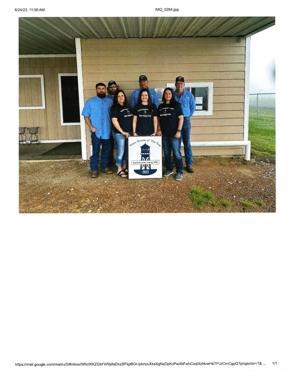 Water Company Award 2023